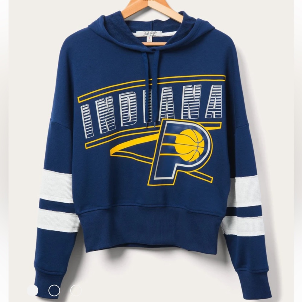 WOMEN'S PACERS OVERTIME STRIPED FLEECE HOODIE